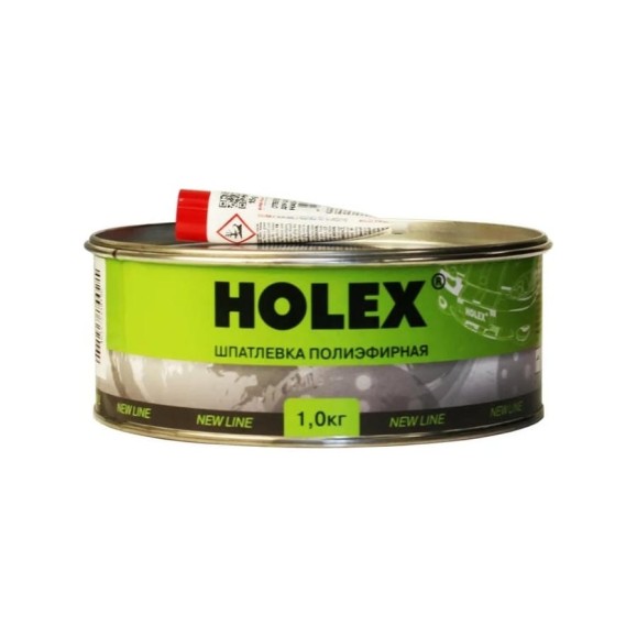 Полиэфирная шпатлевка Holex NEW LINE SOFT 1 кг HAS-381966 Полиэфирная шпатлевка Holex NEW LINE SOFT 1 кг HAS-381966