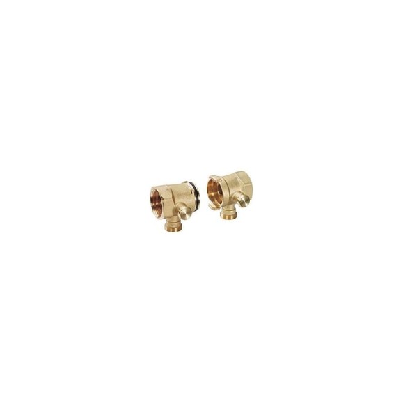 Конечные элементы модульного коллектора Giacomini 1x3/4ExDN32 2 шт. R53STY106 Конечные элементы модульного коллектора Giacomini 1x3/4ExDN32 2 шт. R53STY106
