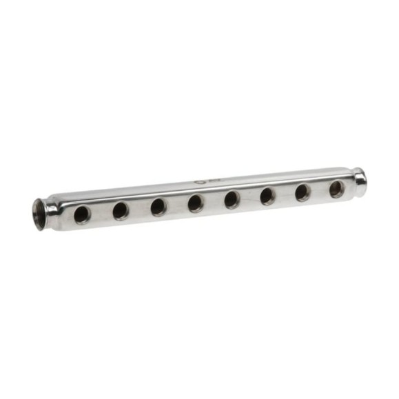 Коллектор AV Engineering 1/2x8 выходов, односторонний AVE155031