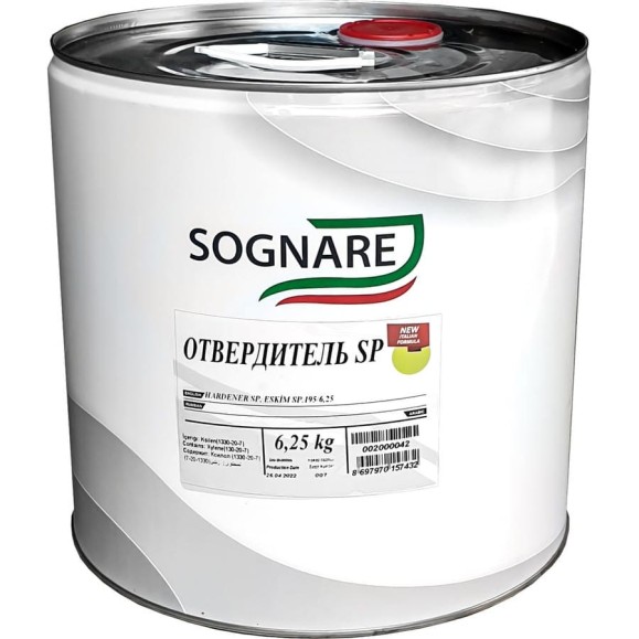 Отвердитель SOGNARE 6,25 кг SP.195/6.25