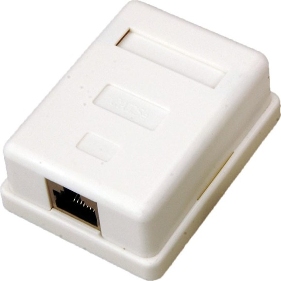 Компьютерная внешняя экранированная розетка REXANT 10 штук 1-порт RJ-45 (8P8C), FTP 5e 03-0122 Компьютерная внешняя экранированная розетка REXANT 10 штук 1-порт RJ-45 (8P8C), FTP 5e 03-0122