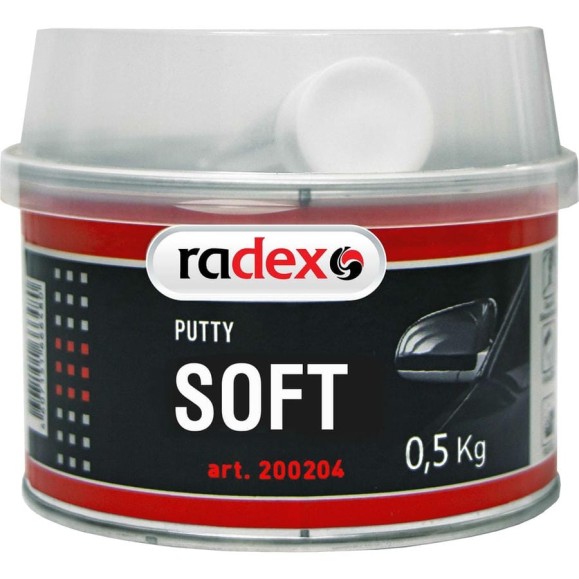 Шпатлевка наполняющая RADEX SOFT 0,5 кг с отвердителем 10101050 Шпатлевка наполняющая RADEX SOFT 0,5 кг с отвердителем 10101050