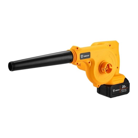 Садовая аккумуляторная воздуходувка DEKO DKBL20, 20В, 1x4.0Ач 063-4312 Садовая аккумуляторная воздуходувка DEKO DKBL20, 20В, 1x4.0Ач 063-4312