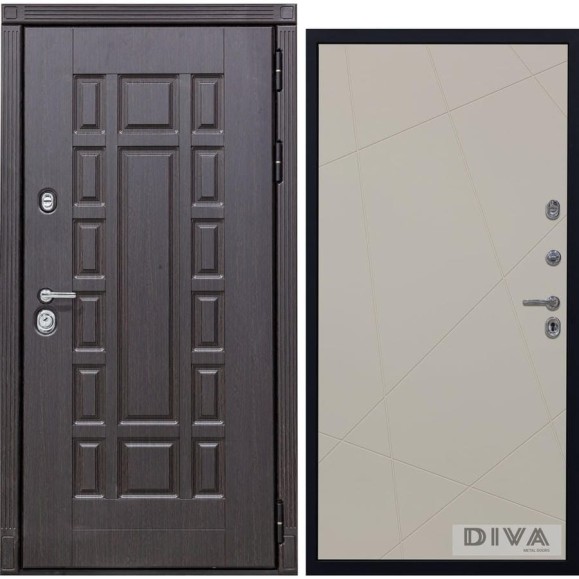 Дверь DIVA 38 2050x960 мм Правая Венге - Д11 Софт Шампань УТ-00075100 Дверь DIVA 38 2050x960 мм Правая Венге - Д11 Софт Шампань УТ-00075100