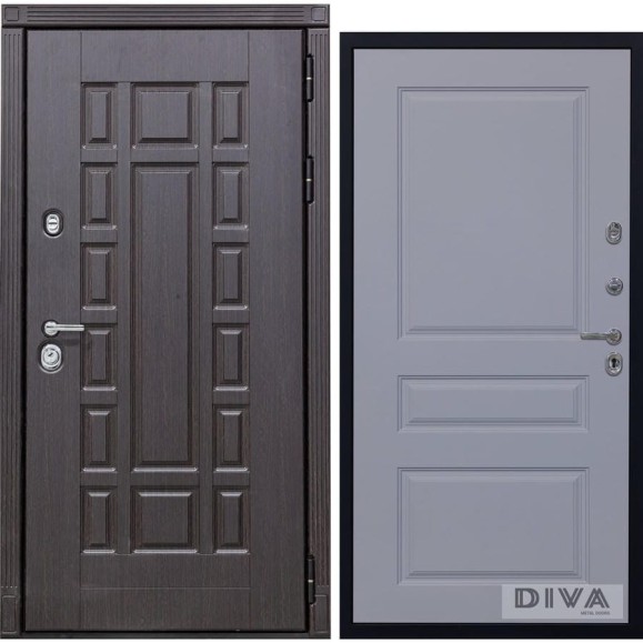 Дверь DIVA 38 2050x960 мм Правая Венге - Д13 Силк Маус УТ-00073333 Дверь DIVA 38 2050x960 мм Правая Венге - Д13 Силк Маус УТ-00073333