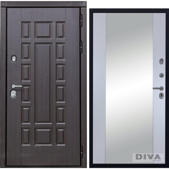 Дверь DIVA 38 Зеркало 2050x860 мм Правая Венге - Д15 Силк Маус УТ-00073579 Дверь DIVA 38 Зеркало 2050x860 мм Правая Венге - Д15 Силк Маус УТ-00073579