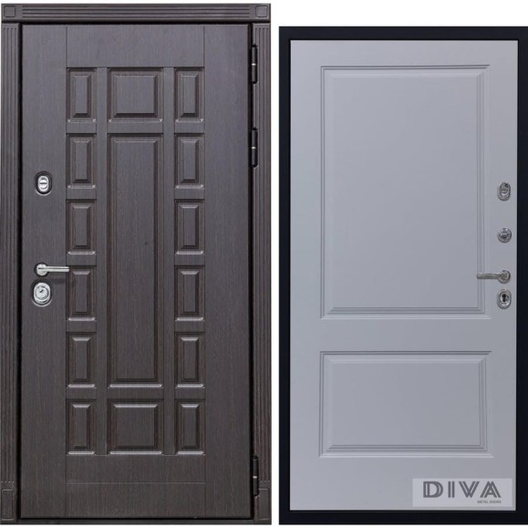 Дверь DIVA 38 2050x960 мм Правая Венге - Д7 Силк Маус УТ-00075135 Дверь DIVA 38 2050x960 мм Правая Венге - Д7 Силк Маус УТ-00075135
