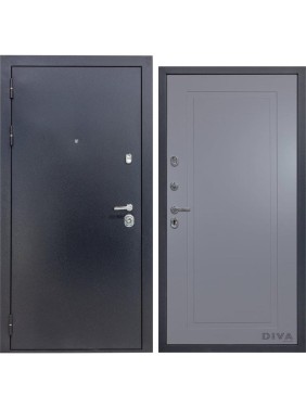 Дверь DIVA 40 2050x960 мм Левая Титан - Н10 Силк маус УТ-00075049