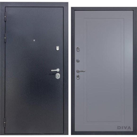 Дверь DIVA 40 2050x860 мм Левая Титан - Н10 Силк маус УТ-00073480 Дверь DIVA 40 2050x860 мм Левая Титан - Н10 Силк маус УТ-00073480