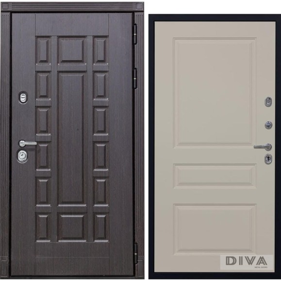 Дверь DIVA 38 2050x960 мм Правая Венге - Д13 Софт шампань УТ-00075117 Дверь DIVA 38 2050x960 мм Правая Венге - Д13 Софт шампань УТ-00075117