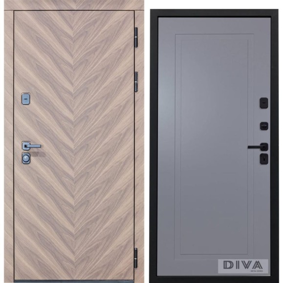Дверь DIVA 98 2050x860 мм Правая Орех шоколадный - Н10 Силк маус УТ-00075721 Дверь DIVA 98 2050x860 мм Правая Орех шоколадный - Н10 Силк маус УТ-00075721