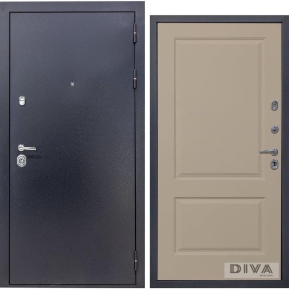 Дверь DIVA 40 2050x860 мм Правая Титан - Д7 Софт Шампань УТ-00074496 Дверь DIVA 40 2050x860 мм Правая Титан - Д7 Софт Шампань УТ-00074496