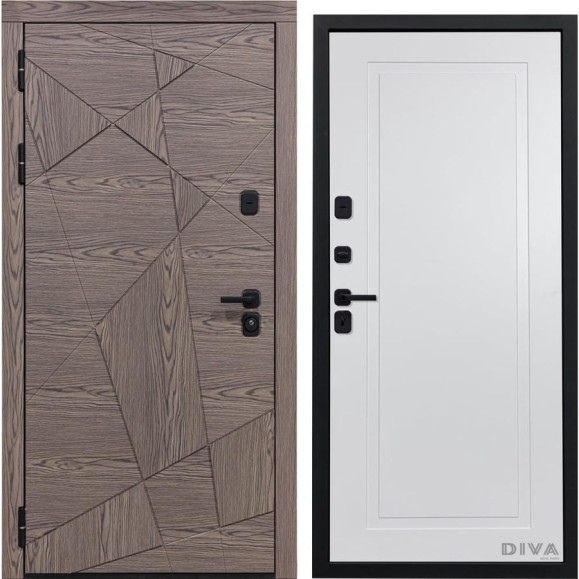 Дверь DIVA 97/2 2050x960 мм Левая Дуб коньяк - Н10 Белый софт УТ-00073725 Дверь DIVA 97/2 2050x960 мм Левая Дуб коньяк - Н10 Белый софт УТ-00073725