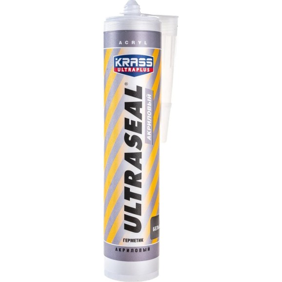 Акриловый герметик KRASS ULTRASEAL белый 260 мл Лк-00005085 Акриловый герметик KRASS ULTRASEAL белый 260 мл Лк-00005085
