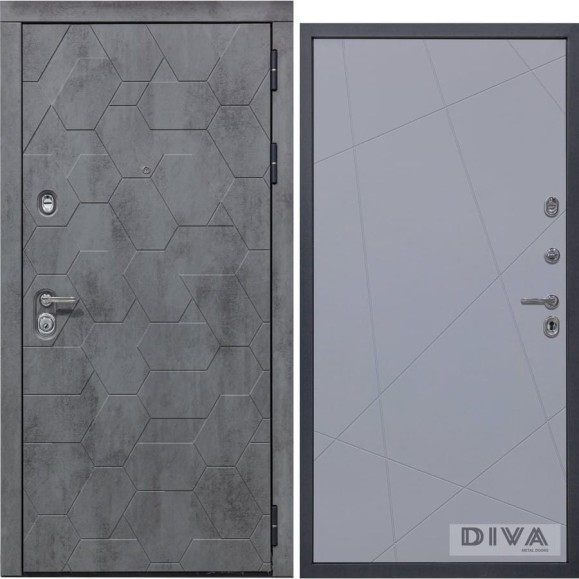 Дверь DIVA 51 2050x960 мм Правая Бетон Темный - Д11 Силк Маус УТ-00073132 Дверь DIVA 51 2050x960 мм Правая Бетон Темный - Д11 Силк Маус УТ-00073132