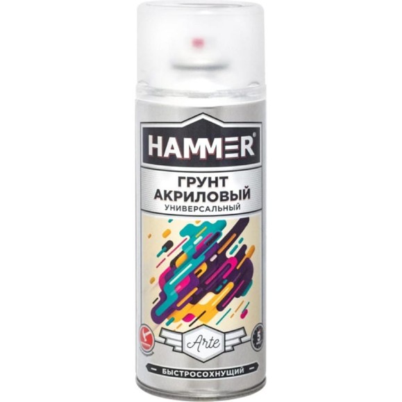 Акриловый грунт Hammer черный, 520 мл, 0.27 кг ЭК000140407 Акриловый грунт Hammer черный, 520 мл, 0.27 кг ЭК000140407