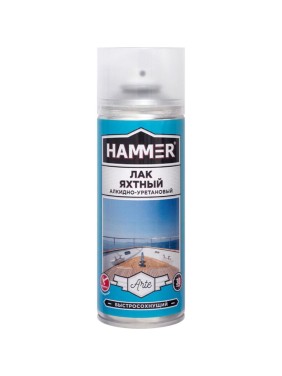 Яхтный лак Hammer алкидный, матовый, аэрозольный, 0.23 кг, 0.52 л ЭК000140406 Яхтный лак Hammer алкидный, матовый, аэрозольный, 0.23 кг, 0.52 л ЭК000140406