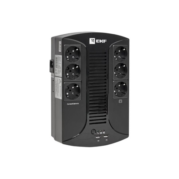 Линейно-интерактивный источник бесперебойного питания EKF E-Power Home 800 ВА PROxima SSW-800 Линейно-интерактивный источник бесперебойного питания EKF E-Power Home 800 ВА PROxima SSW-800