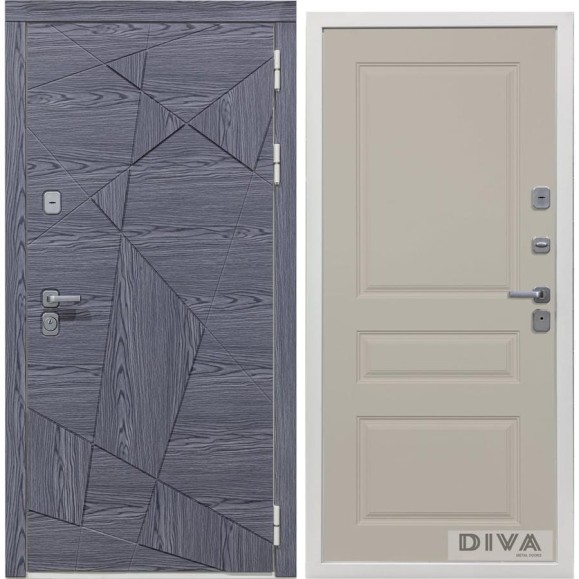 Дверь DIVA 97/3 2050x960 мм Правая Дуб графит - Д13 Софт шампань УТ-00075000 Дверь DIVA 97/3 2050x960 мм Правая Дуб графит - Д13 Софт шампань УТ-00075000