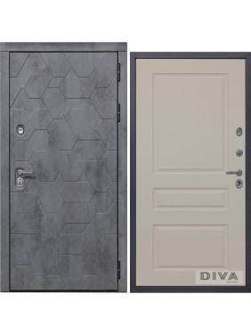 Дверь DIVA 51 2050x960 мм Правая Бетон темный - Д13 Софт шампань УТ-00075347 Дверь DIVA 51 2050x960 мм Правая Бетон темный - Д13 Софт шампань УТ-00075347