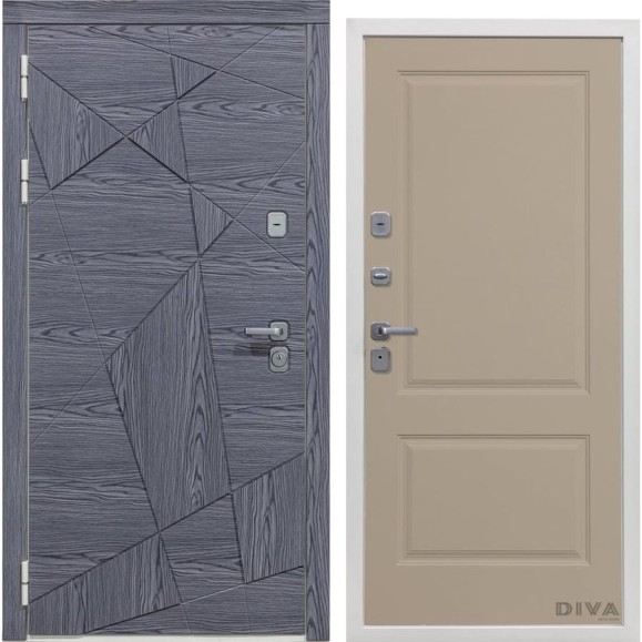 Дверь DIVA 97/3 2050x960 мм Левая Дуб графит - Д7 Софт шампань УТ-00074894 Дверь DIVA 97/3 2050x960 мм Левая Дуб графит - Д7 Софт шампань УТ-00074894