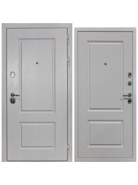 Дверь DIVA МХ-9 2050x860 мм Правая Альберо браш грей - Белый софт УТ-00075548