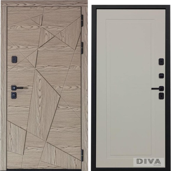 Дверь DIVA 97/1 2050x960 мм Правая Дуб натуральный - Н10 Софт шампань УТ-00074959 Дверь DIVA 97/1 2050x960 мм Правая Дуб натуральный - Н10 Софт шампань УТ-00074959