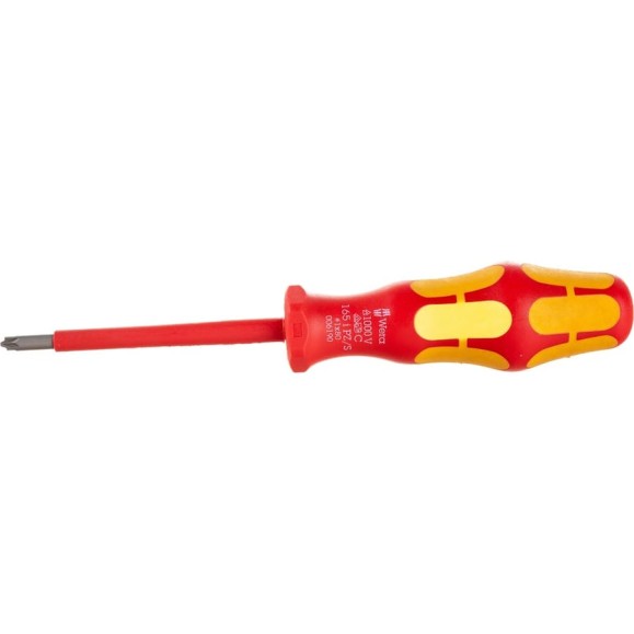 Крестовая отвертка WERA PlusMinus 165 i VDE, PZ/SL1x80 мм 1000V, на подвесе WE-100021 Крестовая отвертка WERA PlusMinus 165 i VDE, PZ/SL1x80 мм 1000V, на подвесе WE-100021
