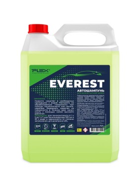 Автошампунь для бесконтактной мойки EVEREST 5.5 кг PLEX УТ000004848 Автошампунь для бесконтактной мойки EVEREST 5.5 кг PLEX УТ000004848