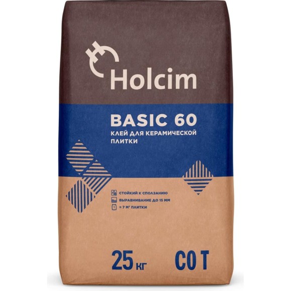 Клей для плитки HOLCIM C0T 25 кг 4620005900264 Клей для плитки HOLCIM C0T 25 кг 4620005900264