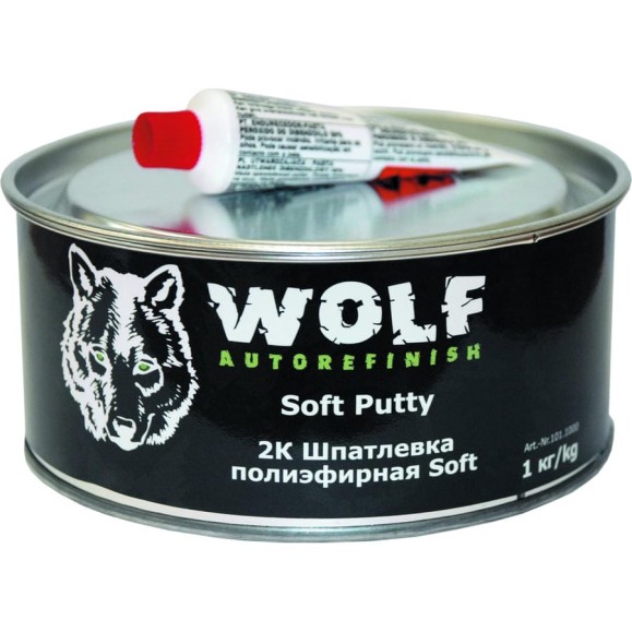 Полиэфирная шпатлевка WOLF Soft LC 1 кг, вкл. отв. 8735 101.1000 Полиэфирная шпатлевка WOLF Soft LC 1 кг, вкл. отв. 8735 101.1000