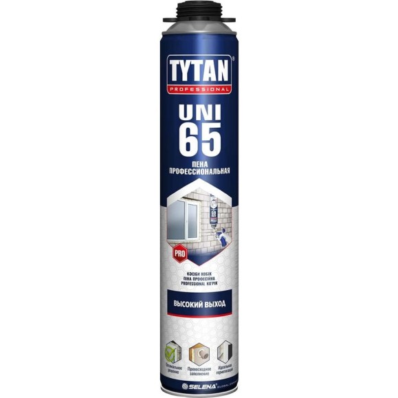 Профессиональная пена Tytan PROFESSIONAL 65 UNI летняя, 750 мл 16968 244037 Профессиональная пена Tytan PROFESSIONAL 65 UNI летняя, 750 мл 16968 244037
