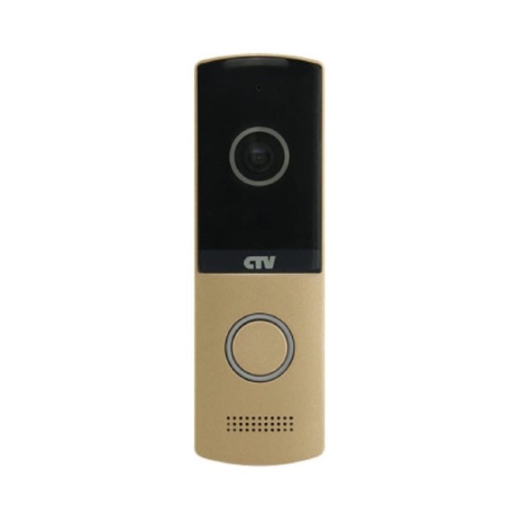 Вызывная панель AHD-видеодомофона CTV -D4003NG шампань 4100013 Вызывная панель AHD-видеодомофона CTV -D4003NG шампань 4100013