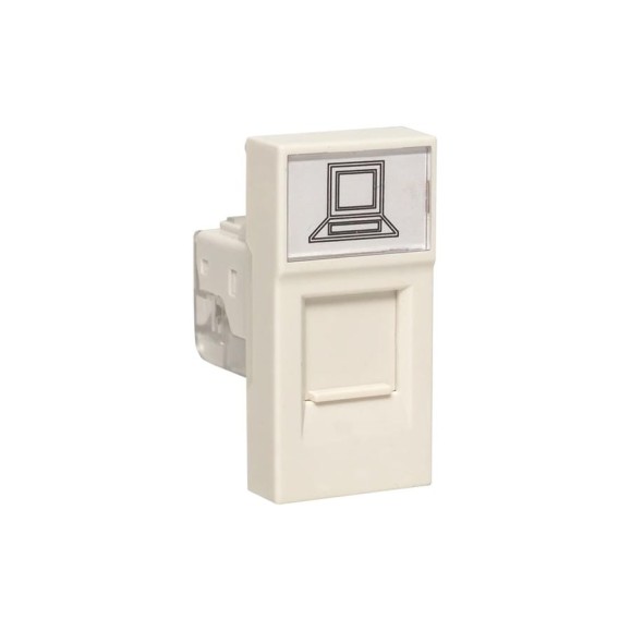 Розетка EKF RJ45 кат. 5e, 1 модуль E1MK015E-135-10 Розетка EKF RJ45 кат. 5e, 1 модуль E1MK015E-135-10