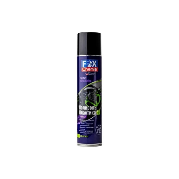 Полироль пластика Fox Chemie глянец с ароматом яблока 0,4л LMF47