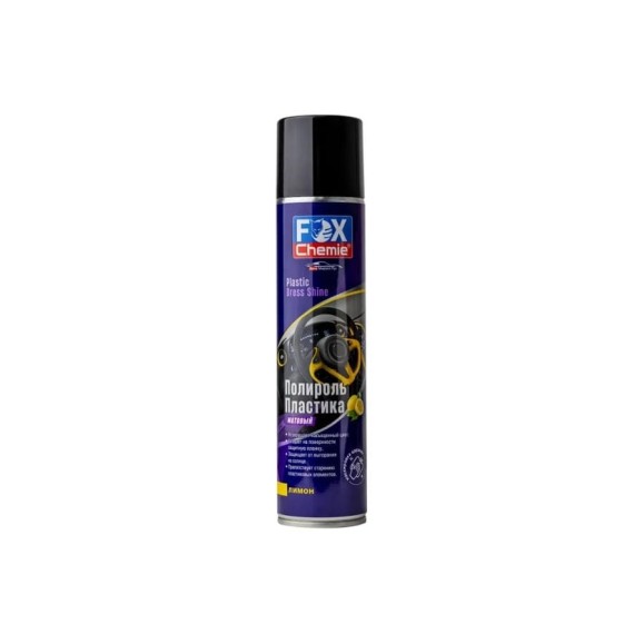Матовый полироль пластика Fox Chemie с ароматом лимона 0,4л LMF59 Матовый полироль пластика Fox Chemie с ароматом лимона 0,4л LMF59