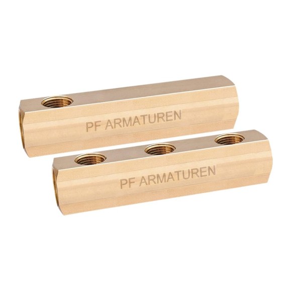 Коллектор PROFACTOR латунный, односторонний в/в 3/4" х 3 вых 1/2"вн PF MF 258.3 Коллектор PROFACTOR латунный, односторонний в/в 3/4" х 3 вых 1/2"вн PF MF 258.3