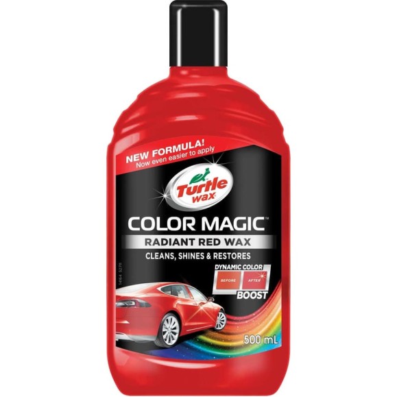 Восковой красный автополироль Turtle Wax TW COLOR MAGIC RADIANT RED WAX 500ML 52711