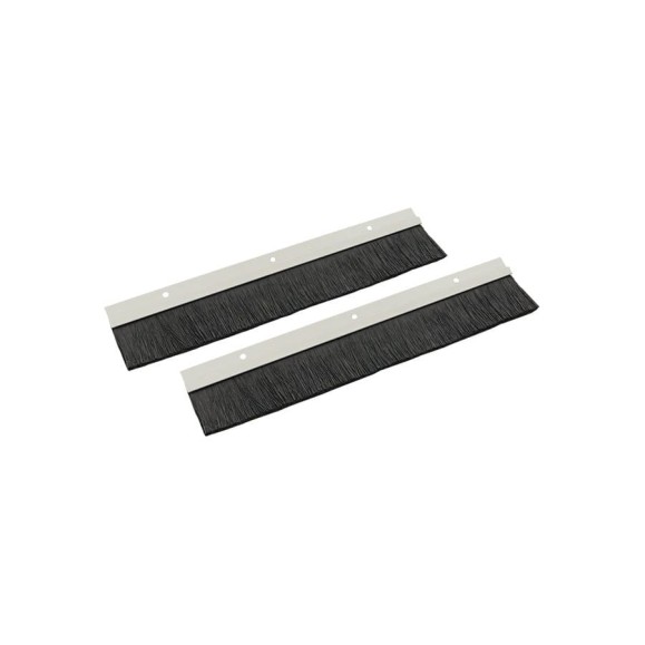 Щеточный буртик на алюминиевом держателе EKF 300*45 ЕKF Basic (2шт) BSCE3045C