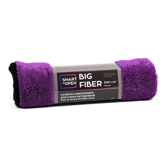 Салфетка для сушки авто Smart Open Big Fiber 50x60 см, микрофибра, 1 шт. 1603012