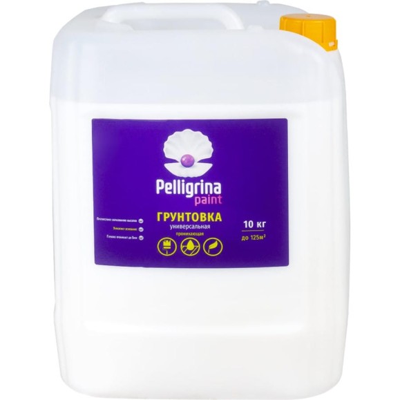 Универсальная грунтовка PELLIGRINA PAINT проникающая, 10 кг 231242 Универсальная грунтовка PELLIGRINA PAINT проникающая, 10 кг 231242
