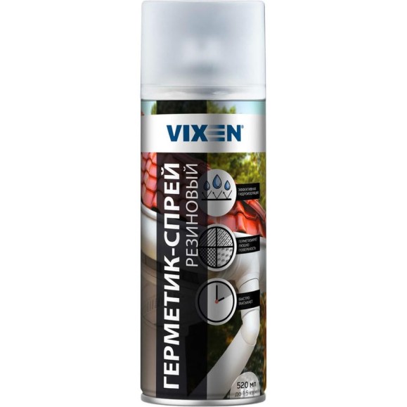 Резиновый герметик-спрей Vixen (прозрачный; аэрозоль; 520 мл) VX90200 Резиновый герметик-спрей Vixen (прозрачный; аэрозоль; 520 мл) VX90200