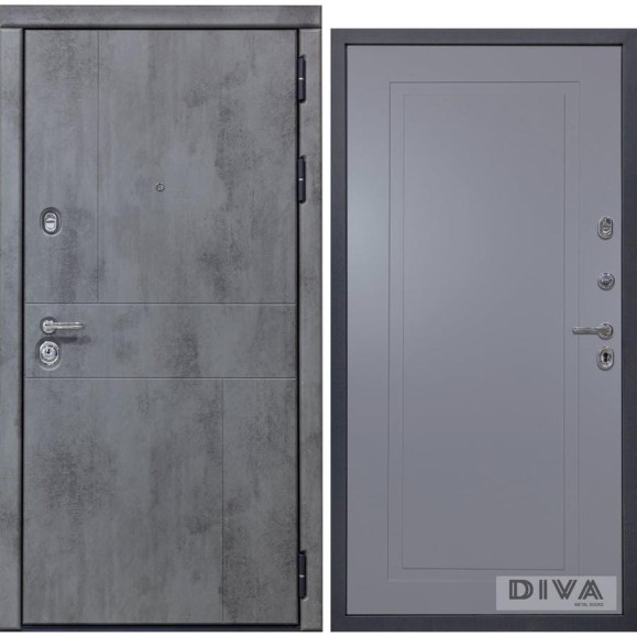 Дверь DIVA 48 (2050x960 мм; правая; бетон темный - Н10 Силк Маус) УТ-00075169 Дверь DIVA 48 (2050x960 мм; правая; бетон темный - Н10 Силк Маус) УТ-00075169