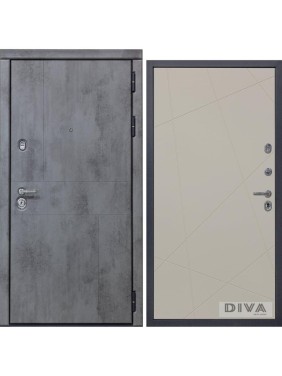 Дверь DIVA 48 (2050x960 мм; правая; бетон темный - Д11 Софт шампань) УТ-00074672 Дверь DIVA 48 (2050x960 мм; правая; бетон темный - Д11 Софт шампань) УТ-00074672