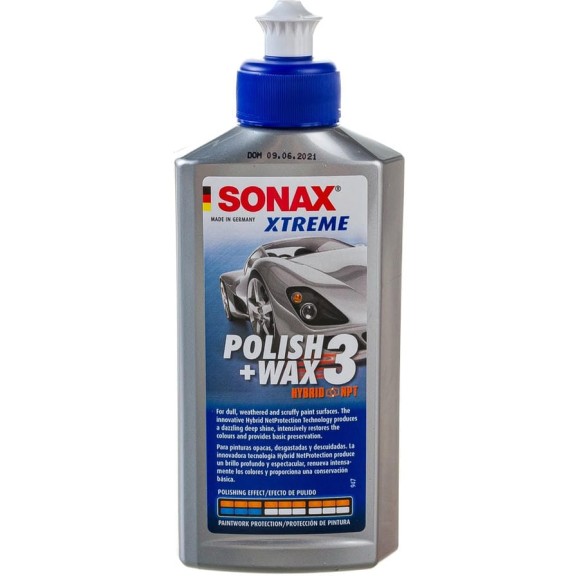 Полироль №3 для поврежденных покрытий SONAX Xtreme NanoPro 0,25л 202100