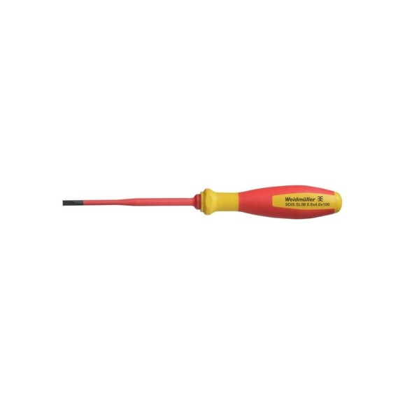 Изолированная отвертка Weidmuller SDIS SLIM 0.8x4.0x100 2749620000 Изолированная отвертка Weidmuller SDIS SLIM 0.8x4.0x100 2749620000