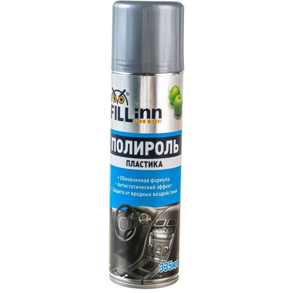 Полироль пластика для приборной панели (аэрозоль; яблоко; 335 мл) FILL INN FL010