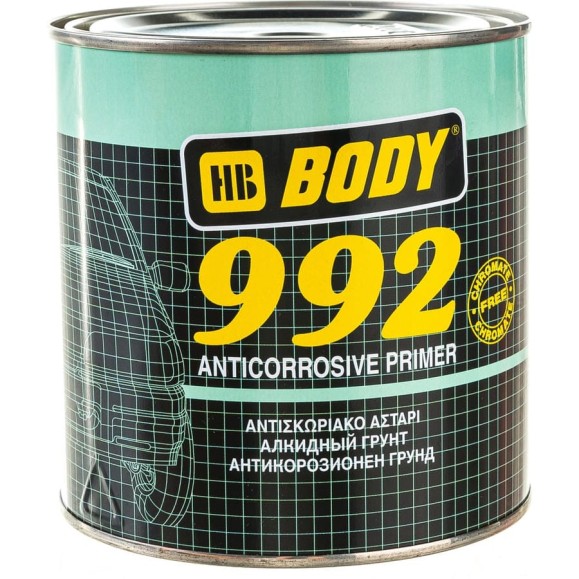 Грунт HB BODY 992 1К чер. 1кг 9920200001 Грунт HB BODY 992 1К чер. 1кг 9920200001