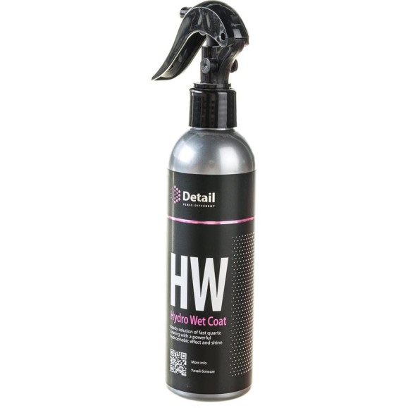 Кварцевое покрытие 250мл Detail HW Hydro Wet Coat DT-0186 Кварцевое покрытие 250мл Detail HW Hydro Wet Coat DT-0186