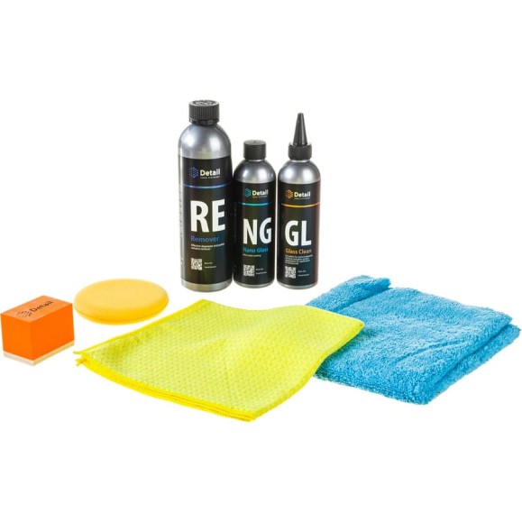 Набор для очистки и защиты стекла Detail GK "Glass Kit" DT-0344 Набор для очистки и защиты стекла Detail GK "Glass Kit" DT-0344